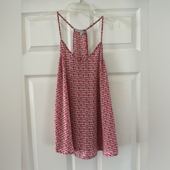 Collective Concepts Red, Pink & Teal Lurline Racerback Top - size medium - Picture 2 of 5